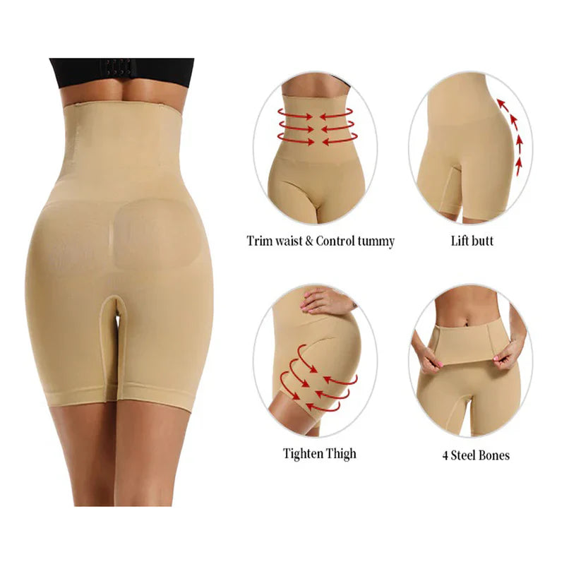 Imported High-Quality Seamless High-Waist Slimming Body Shaper