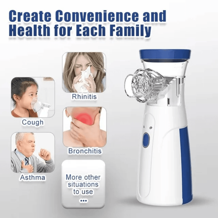 Portable Mesh Nebulizer for Kids & Adults – Compact & Efficient