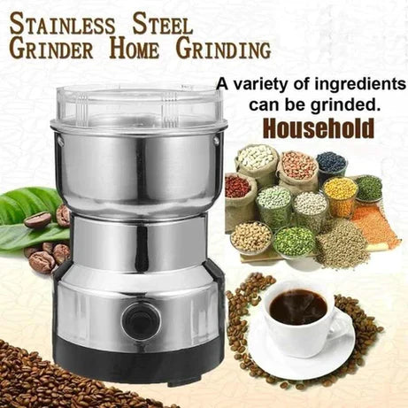 High-Power Electric Grinder for Spices, Coffee, Nuts & Dry Ingredients