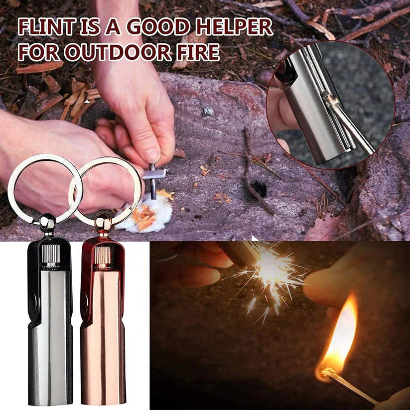 Portable Waterproof Flint Lighter