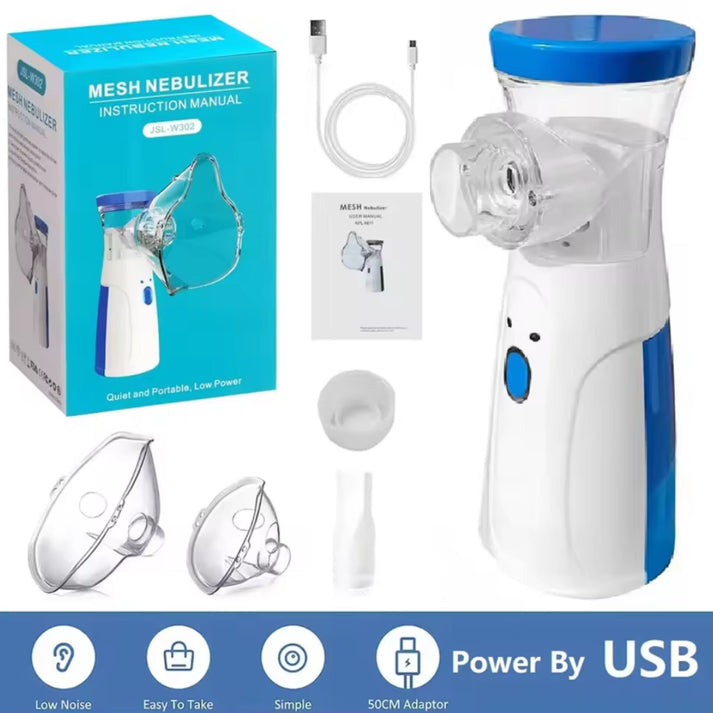 Portable Mesh Nebulizer for Kids & Adults – Compact & Efficient