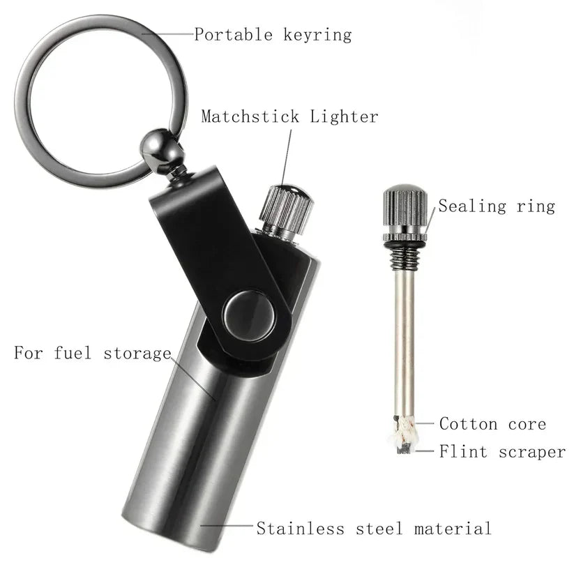 Portable Waterproof Flint Lighter