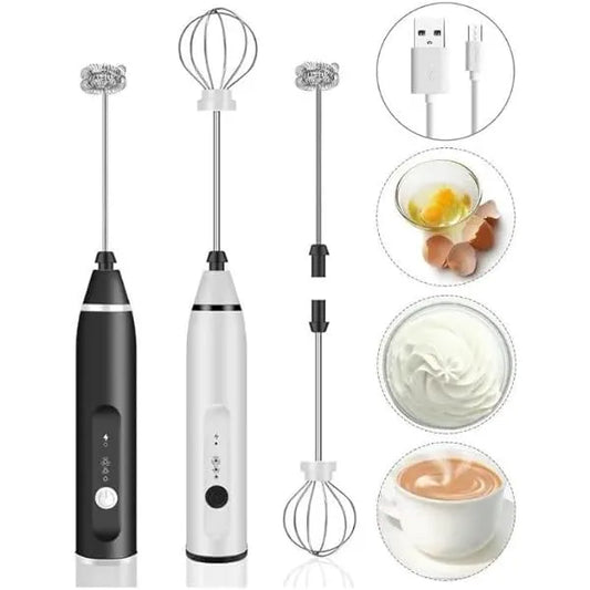 "2-in-1 High-Quality Coffee Frother & Egg Whisk"