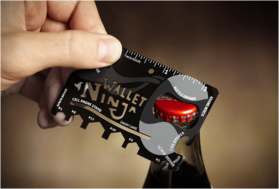 Ninja Wallet Multi-Tool – 18-in-1 Credit Card-Sized Gadget